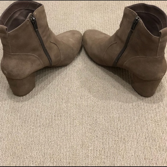 Steve Madden Hipstr Suede Heel Ankle Boot Sz 9.5 - Picture 5 of 6